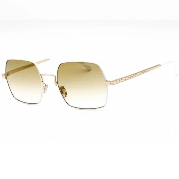 Cutler and Gross sunglasses 56-20-140, gold / white frames  display picture 3